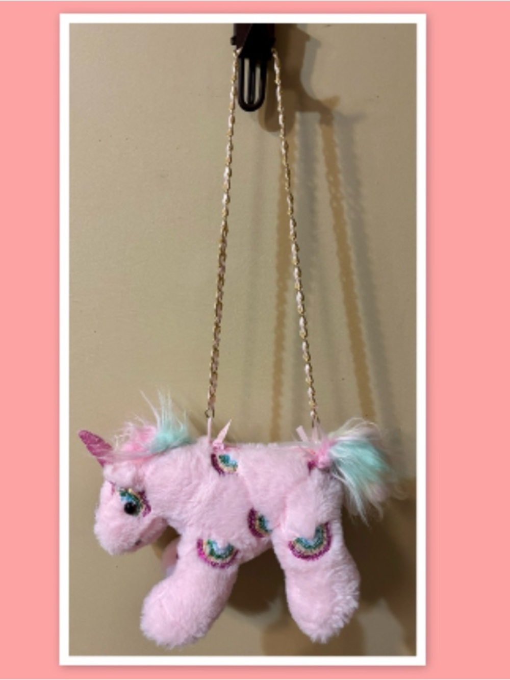 Olly & Me Unicorn Plush Kids Purse